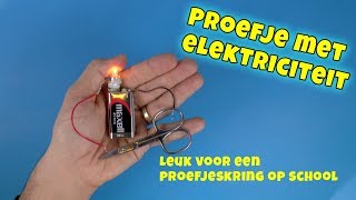 Proefje met elektriciteit Maak je eigen tester [upl. by Rinna250]