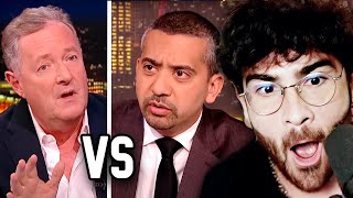 Mehdi Hasan OBLITERATES Piers Morgan on Israel amp Trump  Hasanabi reacts [upl. by Basso]