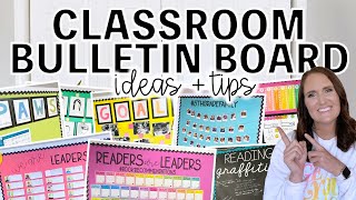 Classroom Bulletin Board Ideas and Tips [upl. by Aicatsal501]