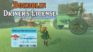 Bokoblin gets his Drivers License  The Legend of Zelda Tears of the Kingdom [upl. by Leinadnhoj]