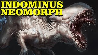 ALIEN HYBRID INDOMINUS NEOMORPH EXPLAINED [upl. by Oiramel]