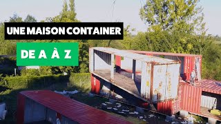 Maison Container à étage  le processus de construction Étape par Étape [upl. by Napoleon934]