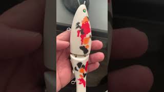 Next level koi painted up for custom order  jaysinkfishn fishing custompaintedlures glidebait [upl. by Tabatha]