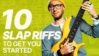 Top 10 Slap Bass Riffs for Beginners [upl. by Presley]