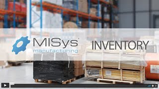 MISys Manufacturing for Inventory Control [upl. by Lochner]