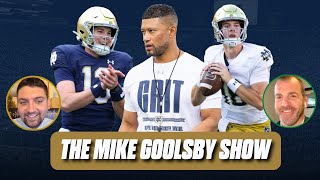 The Mike Goolsby Show What to make of Notre Dame’s 667 win vs Purdue  Riley Leonard Steve Angeli [upl. by Meri]