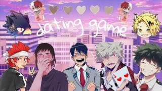 Dating Game ♡  MHA Edition ♡ [upl. by Ansela]