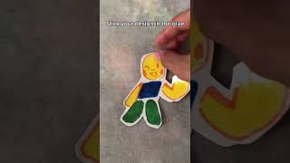 How to make stickers on a budget easy diy art fyp [upl. by Oflodur]