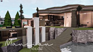 Bloxburg Mansion Modern House  House Build [upl. by Luana]