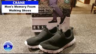 Mens Crane Memory Foam Walking Shoes ALDI [upl. by Torrence]