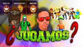 🔥 Jugando Con Suscriptores 🔥  💣Free Fire 🎮 Roblox 🕹️ Stumble Guys [upl. by Noiramed]