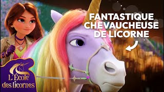 Comment devenir un chevaucheur de licorne  🦄 à Lécole des licornes  Dessins animés pour enfants [upl. by Kreit191]