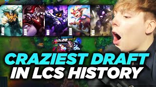 LS  THIS MIGHT BE THE COOLEST DRAFT IN LCS HISTORY ft Don Jake  100T vs NRG [upl. by Anegroeg518]