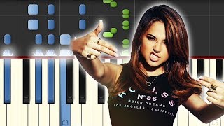 Mayores  Becky G  Piano Tutorial  Notas Musicales [upl. by Marabel]