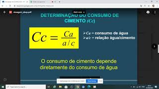 Dosagem de concreto ABCP [upl. by Siurtemed]