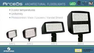 Spaulding Lighting Arceos LED Floodlights [upl. by Ettenoitna12]