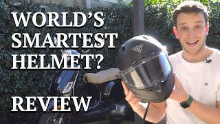 Forcite MK1S smart motorcycle helmet  Review [upl. by Gibbs]