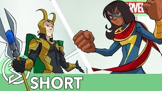 Ms Marvel Faces Off Against Loki  Marvel Rising Ultimate Comic Ms Marvel [upl. by Euqinay]