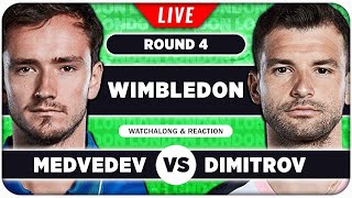 MEDVEDEV vs DIMITROV • Wimbledon 2024 • LIVE Tennis Talk Watchalong [upl. by Ayekehs680]