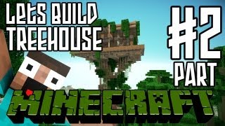 Minecraft Lets Build HD Jungle Treehouse  Part 2 [upl. by Maddie676]