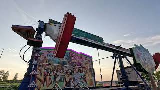 Clayton Hacketts Top Spin Offride Pov  Waddingtons Funfair Tingley 10052024 [upl. by Oneg]