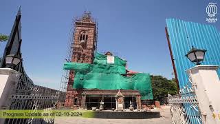 Victoria Public Hall Chennai Progress  Updated  2024  Savani Heritage Conservation Pvt Ltd [upl. by Arikehs]