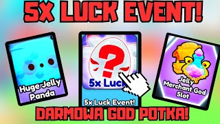 NOWY 5X LUCK EVENT W PETSGO DARMOWA GOD POTKA😯😯 [upl. by Yesrej]