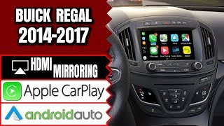 Buick Regal 20142017 Navigation Intellilink Video Interface Apple CarPlay HDMI Smartphone Mirroring [upl. by Eetnod]