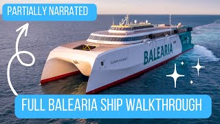 FULL Balearia Walkthrough  The 2 Hour FERRY to Bimini  Partially Narrated for MORE Info [upl. by Balf997]