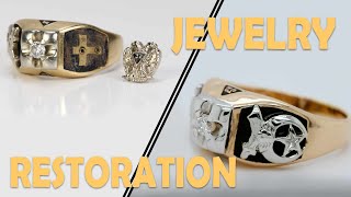 Masonic Ring Restoration and Repair  The Dempseys Difference Episode 3 [upl. by Yht]