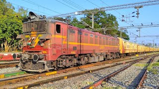 BSL WAG5 hauling Hubballi Dadar Express departing from Dharwad railway station [upl. by Zondra16]