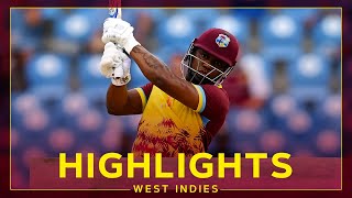 Evin Lewis and Shai Hope Star  Highlights  West Indies v England  4th T20I [upl. by Delmor840]