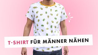 TShirt aus Jersey für Männer nähen  Schritt für Schritt Anleitung [upl. by Giesecke]