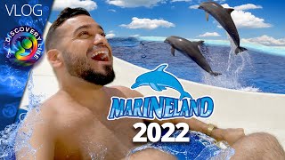 🔵 Visitamos Marineland Catalunya 2022 🌊☀️Toboganes novedades y delfines [upl. by Adieren]