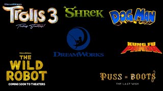 All DreamWorks trailer logos wDog Man 19982025 [upl. by Hildick819]