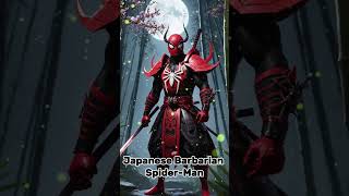 Countries as a Barbarian Spiderman 1  AI Video Magic ai shorts viralvideo [upl. by Kelwin]