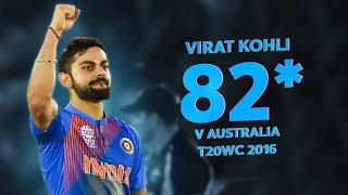 Kohlis unbeaten 82 guides India past Australia  T20WC 2016 [upl. by Irallih]