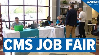 CMS holds job fair to try and fill teacher and operations positions [upl. by Oigile]