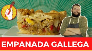 EMPANADA GALLEGA tarta de atún con MASA CASERA  PASCUAS  Tenedor Libre [upl. by Nnairrek]