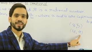 Prove that root 5 is irrational number short trick by dear sir [upl. by Domineca341]