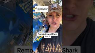 Remote control shark part 2 twinmommy baby twinmama momtok twinmommylife momlife pregnant [upl. by Alauqahs]