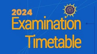 WAEC TIMETABLE 2024 waec wassce 2024 [upl. by Strep]