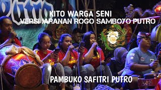 PAMBUKO SAFITRI PUTRO Versi Jaranan ROGO SAMBOYO PUTRO Live Ngrejo Tanggunggunung ● LJHA AUDIO 2024 [upl. by Ahsyak405]