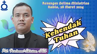 Renungan Delima  Lukas 22  42  Kamis 28 Maret 2024 [upl. by Katy]