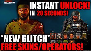 NEW SOLO INSTANT UNLOCK GLITCH Any Operator UNLOCK ALLSKIN GLITCH BO6 BO6 GLITCHBO6 GLITCHES [upl. by Barhos]