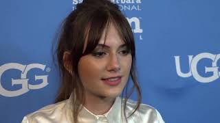 SBIFF 2022  Virtuosos Award  Emilia Jones Red Carpet Interview [upl. by Ebanreb]