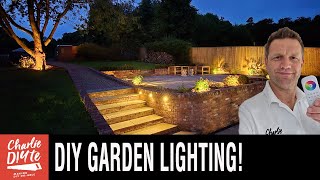 How to DIY Install Garden Lighting [upl. by Arabrab]