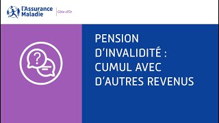 Pension dinvalidité  Calcul de la pension d’invalidité  cumul avec d’autres revenus [upl. by Yllier]