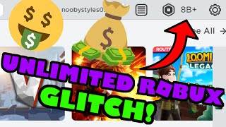 GLITCH HOW TO GET 8 BILLION ROBUX FOR FREE ROBLOX 2022 [upl. by Mercorr]