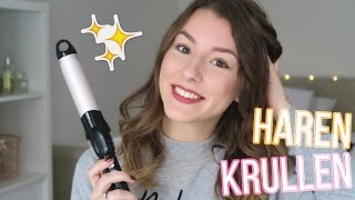 HOW TO HAAR KRULLEN  Zacht amp Golvend ☆ All About Leonie [upl. by Annaeerb]